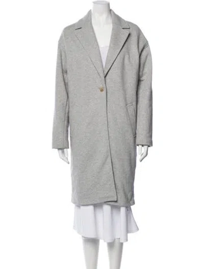 Pre-owned Alo Yoga Coat In Gray