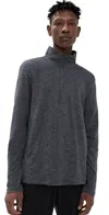 Alo Yoga Conquer Reform 1/4 Zip Long Sleeve Sweatshirt Dark Heather Grey