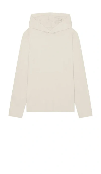 Alo Yoga Conquer Reform Long Sleeve With Hood In Bone