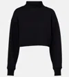 Alo Yoga Cropped Serenity Sweater In Black