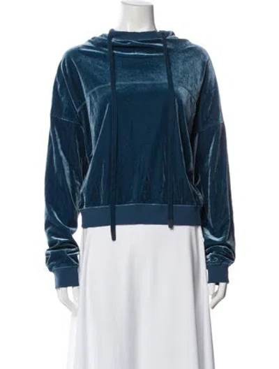 Pre-owned Alo Yoga Denim Jacket In Blue