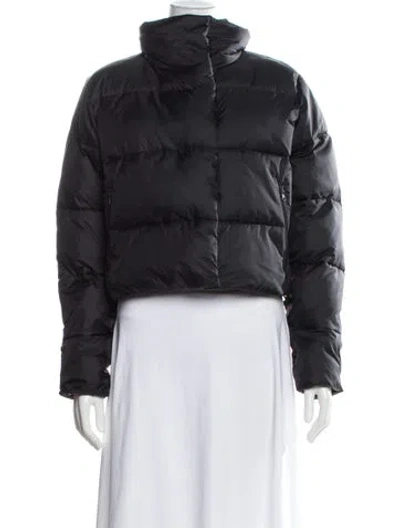Pre-owned Alo Yoga Down Coat In Gray