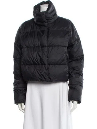 Pre-owned Alo Yoga Down Jacket In Black