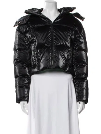 Pre-owned Alo Yoga Down Jacket In Black