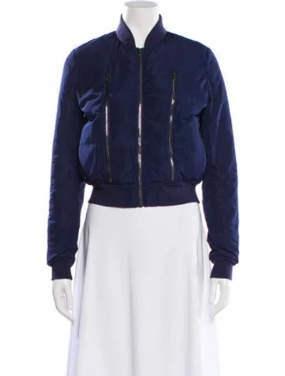 Pre-owned Alo Yoga Down Jacket In Blue