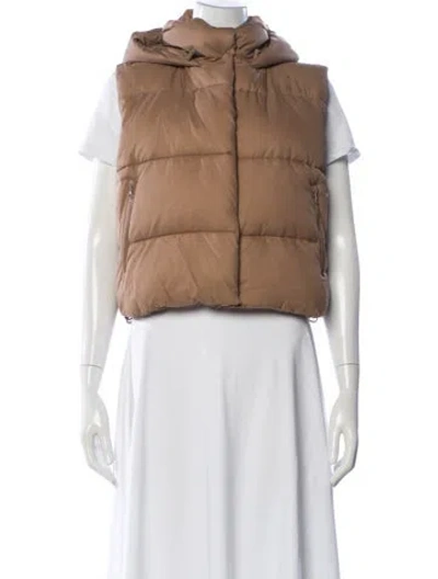 Pre-owned Alo Yoga Down Jacket In Brown