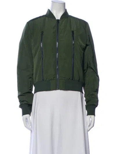 Pre-owned Alo Yoga Down Jacket In Green