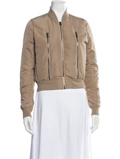 Pre-owned Alo Yoga Down Jacket In Neutral