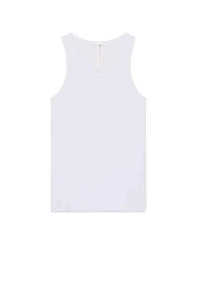 Alo Yoga Everyday Modal Rib Tank In White