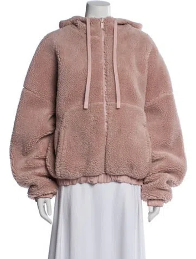 Pre-owned Alo Yoga Faux Fur Jacket In Multi