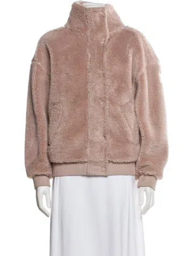 Pre-owned Alo Yoga Faux Fur Jacket In Neutral