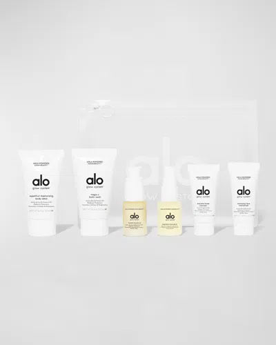 Alo Yoga Glow System Discovery Set In White