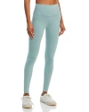 Alo Yoga High Waist Airbrush Leggings In Botanical Green