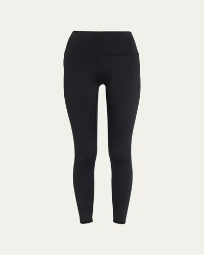 Alo Yoga Womens Black Airlift High-rise Stretch-woven Leggings