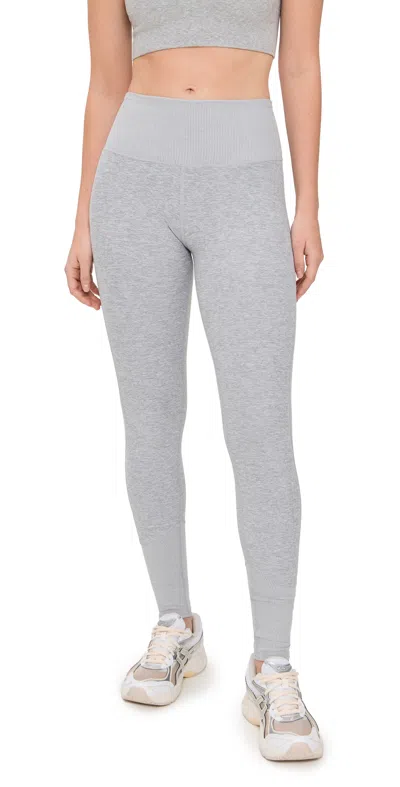 Alo Yoga High Waist Alosoft Lounge Leggings Athletic Heather Grey