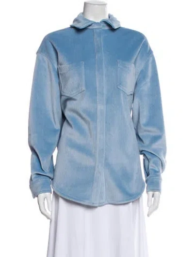 Pre-owned Alo Yoga Jacket W/ Tags In Blue