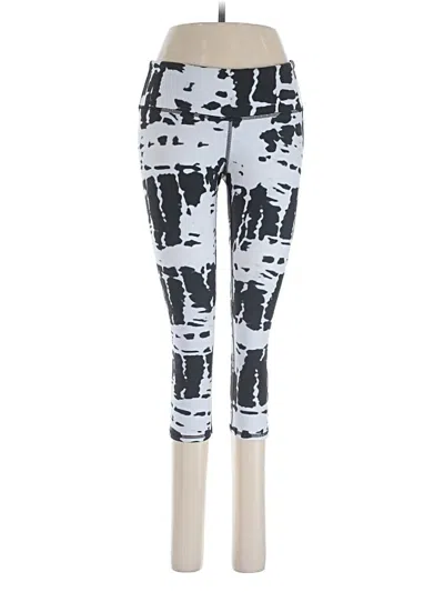 Pre-owned Alo Yoga Leggings In Silver