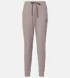 Alo Yoga Muse Ribbed-knit Sweatpants In Grey