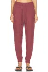 Alo Yoga Muse Sweatpant In Burgundy Truffle