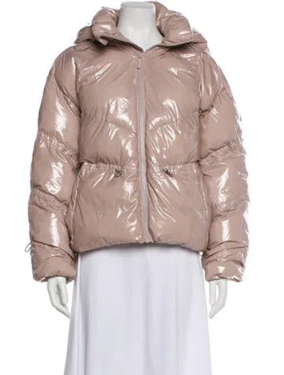 Pre-owned Alo Yoga Nylon Coat In Pink