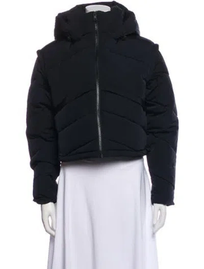Pre-owned Alo Yoga Nylon Jacket In Black