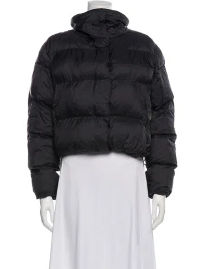 Pre-owned Alo Yoga Nylon Jacket In Black