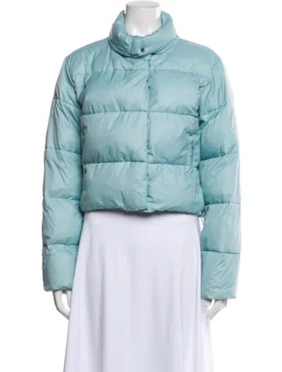 Pre-owned Alo Yoga Nylon Jacket In Blue