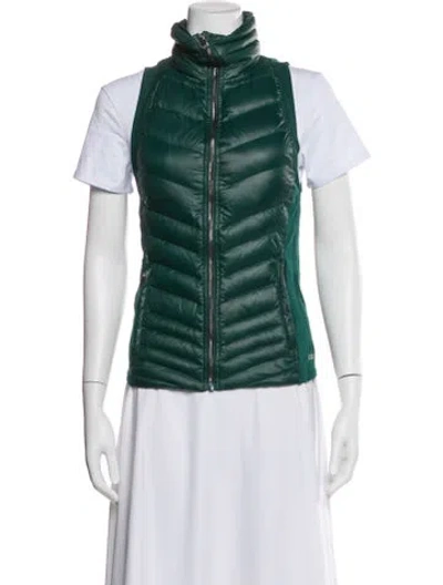 Pre-owned Alo Yoga Nylon Vest In Green