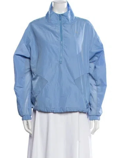 Pre-owned Alo Yoga Performance Jacket In Blue