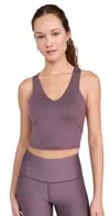 Alo Yoga Real Bra Tank Raisinette In Raisinette