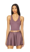 Alo Yoga Real Bra Tank In Raisinette