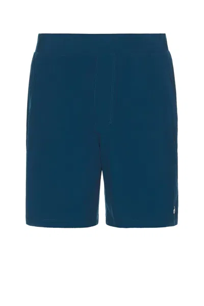 Alo Yoga Repetition Flex Short In Eclipse Blue