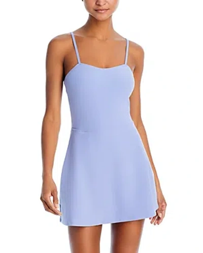 Alo Yoga Soft Courtside Tennis Dress In Lilac Blue