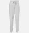 Shop Alo Yoga Soho Sweatpants In Grey