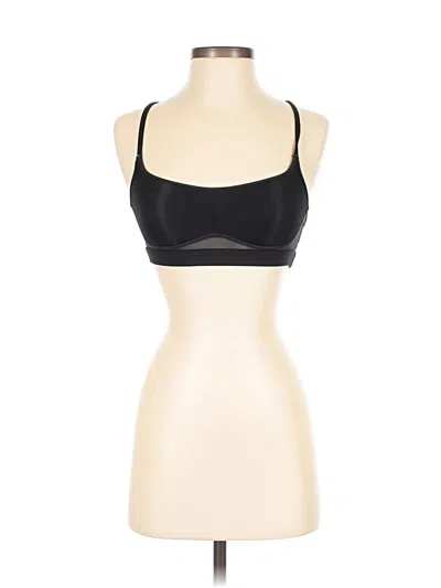 Pre-owned Alo Yoga Sports Bra In Black