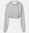 Alo Yoga Sweet Escape Cotton-blend Hoodie In Athletic Heather Grey