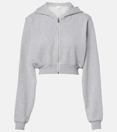 Alo Yoga Sweet Escape Cotton-blend Hoodie In Athletic Heather Grey