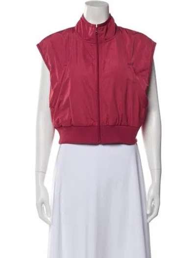 Pre-owned Alo Yoga Vest In Pink