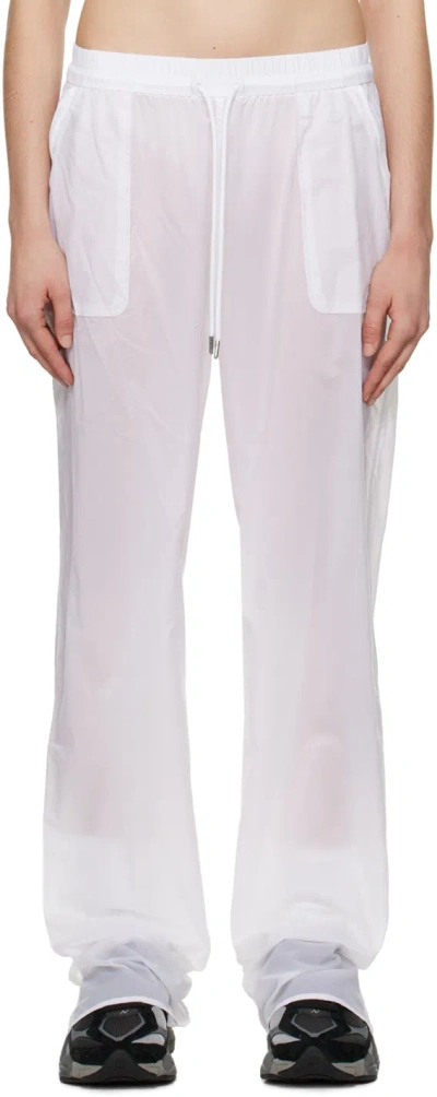 Alo Yoga White Cloud Nine Trousers