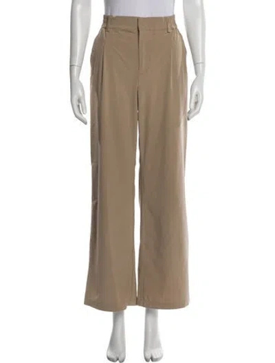 Pre-owned Alo Yoga Wide Leg Pants In Neutral