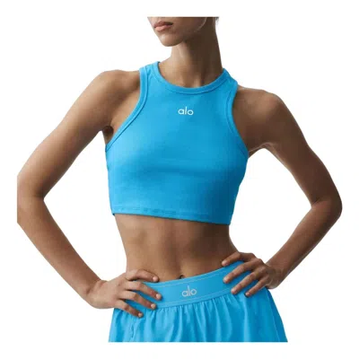 Alo Yoga (wmns) Alo Aspire Tank 'azure Blue White'