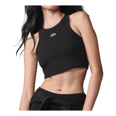 Alo Yoga (wmns) Alo Aspire Tank 'black White' In Multi