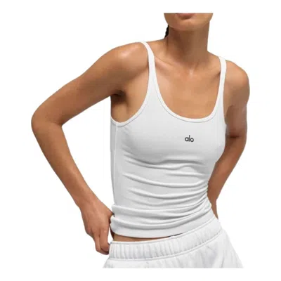 Alo Yoga (wmns) Alo Ribbed Prosper Tank 'white'