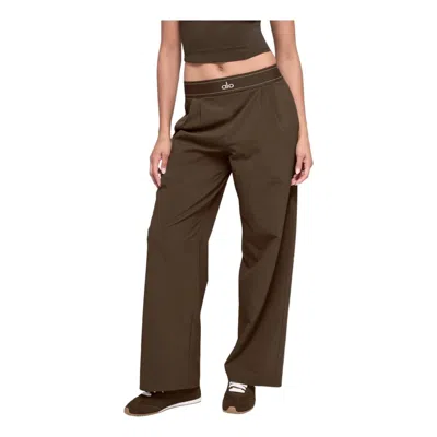 Alo Yoga (wmns) Alo Suit Up Trouser Regular 'espresso' In Multi