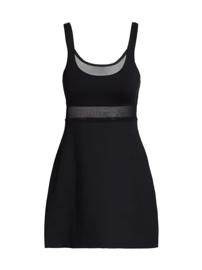 Alo Yoga Women's Aldoubltroubl Tennis Dress In Black