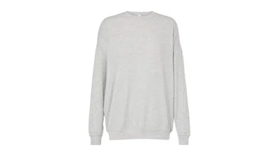 Pre-owned Alo Yoga Women's  Soho Sweatshirt In Grey In Gray