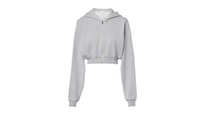 Pre-owned Alo Yoga Women's  Sweet Escape Cottonblend Hoodie In Athletic Heather Grey