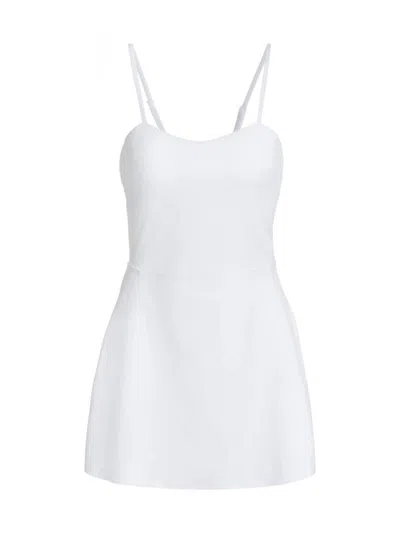 Alo Yoga Women's Alosoft Courtside Tennis Dress In White