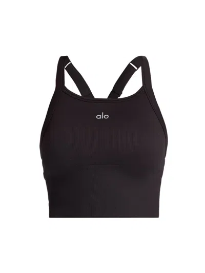 Alo Yoga Women's Seamless Favorite Bra Tank In Black