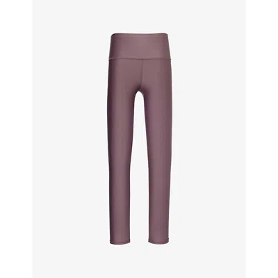 Alo Yoga Womens Raisinette 7/8 Airlift High-rise Slim-leg Stretch-woven Leggings